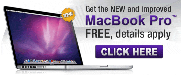 Get Apple Macbook Pro laptop